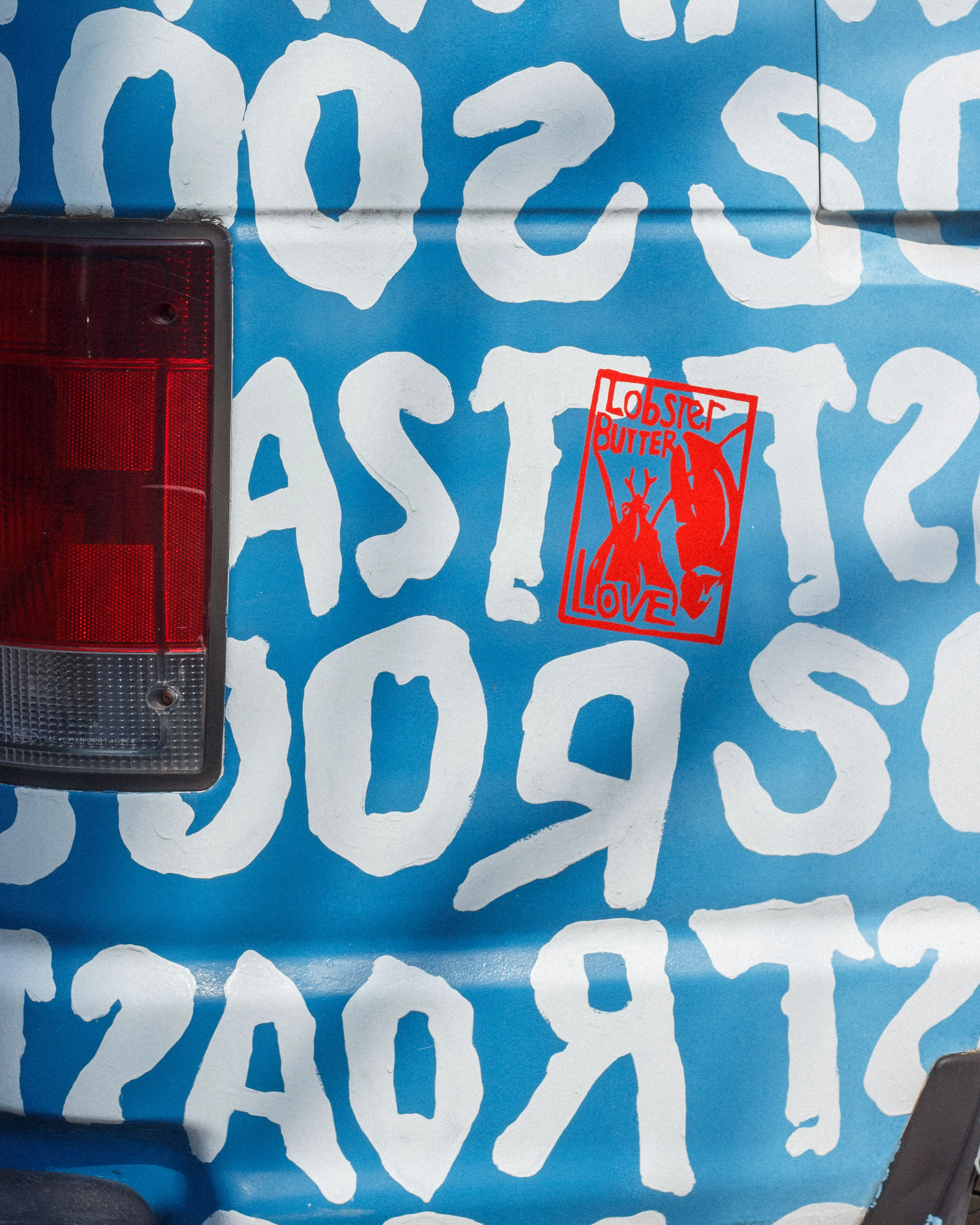 Lobster Butter Love Vinyl Bumper Sticker - Image 3